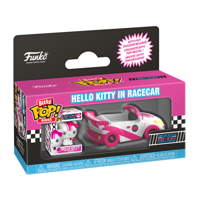 Фігурки персонажів - Набір фігурок Funko Pop Bitty Rides Sanrio Хелоу Кітті та перегоновий автомобіль (90111)#2