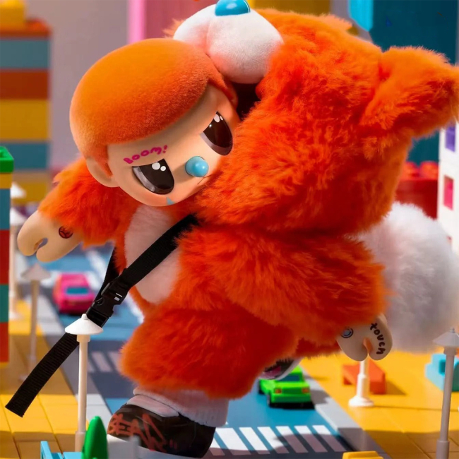 Персонажі мультфільмів - ​М'яка іграшка-сюрприз Pop Top Rebel Bear Find A Bag Кул бой (CSRB005)#3