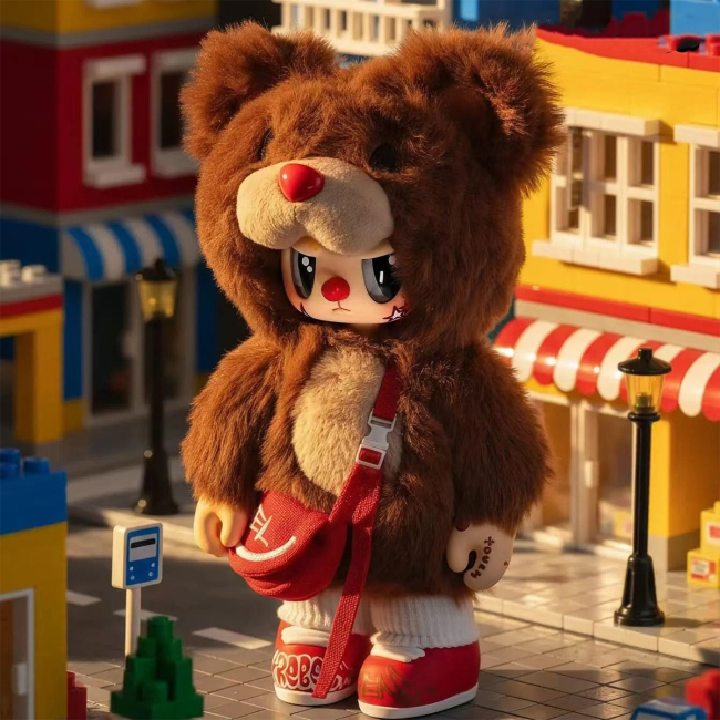 Персонажі мультфільмів - ​М'яка іграшка-сюрприз Pop Top Rebel Bear Find A Bag Кул бой (CSRB005)#5