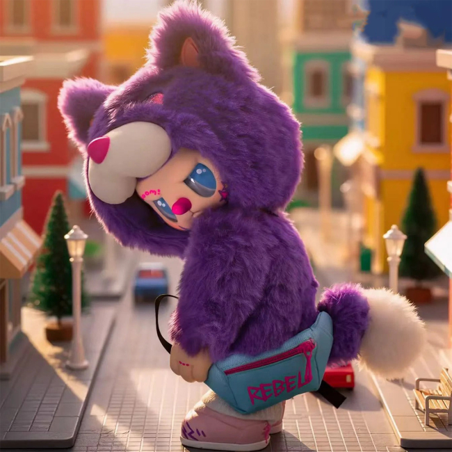 Персонажі мультфільмів - ​М'яка іграшка-сюрприз Pop Top Rebel Bear Find A Bag Кул бой (CSRB005)#6