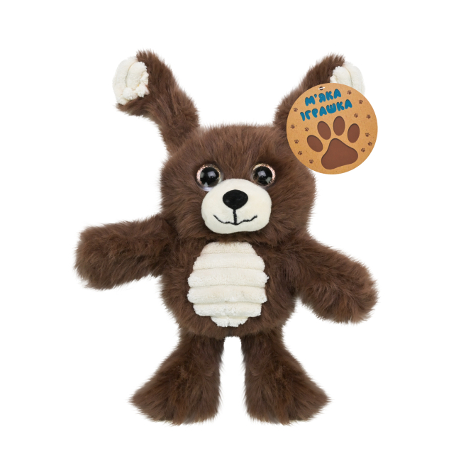 М'які тварини - М'яка іграшка-потягушка Країна Іграшок Ведмедик 30 см (MJ2406)#2