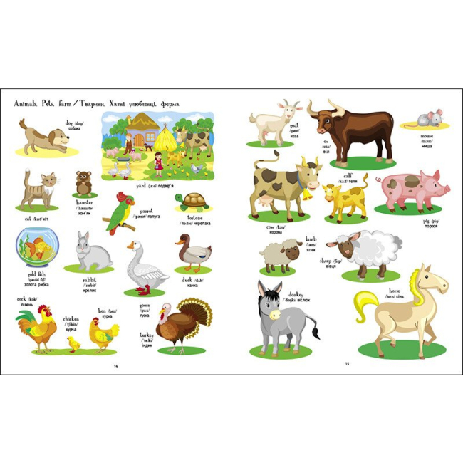 Учебная литература - Книжка «English for kids. Книжка англійських слів у малюнках» Наталія Коваль (9786170976093)#2