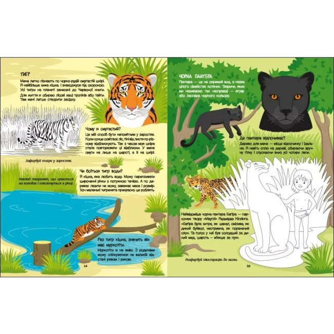 Навчальна література - ​Книжка «Розвивальні зошити. Червона книжка про хижаків» Наталія Коваль (9786170992611)#4