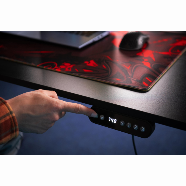 Мебель для геймеров - Компьютерный стол 2E CE120B черный (2E-CE120B-MOTORIZED)#9