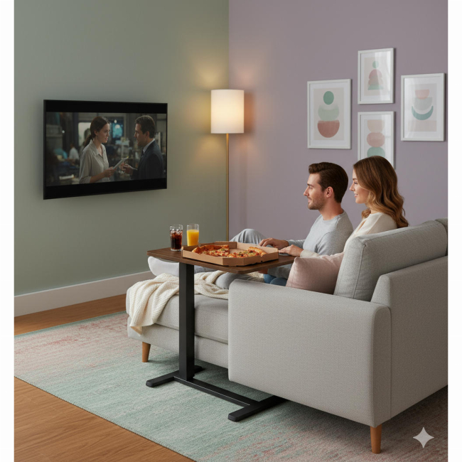 Мебель для геймеров - Стол компактный 2E CE710BD темное дерево (2E-CE710BD-MECHANIC)#6