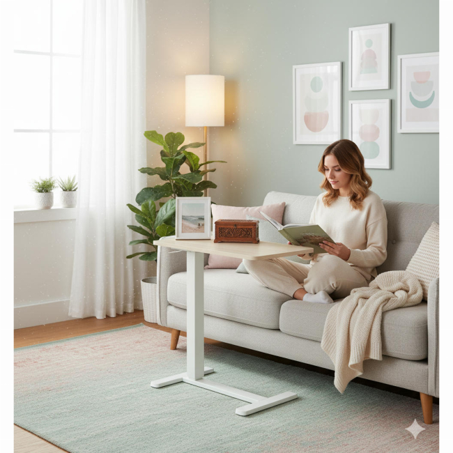 Мебель для геймеров - Стол компактный 2E CE710WL светлое дерево (2E-CE710WL-MECHANIC)#6