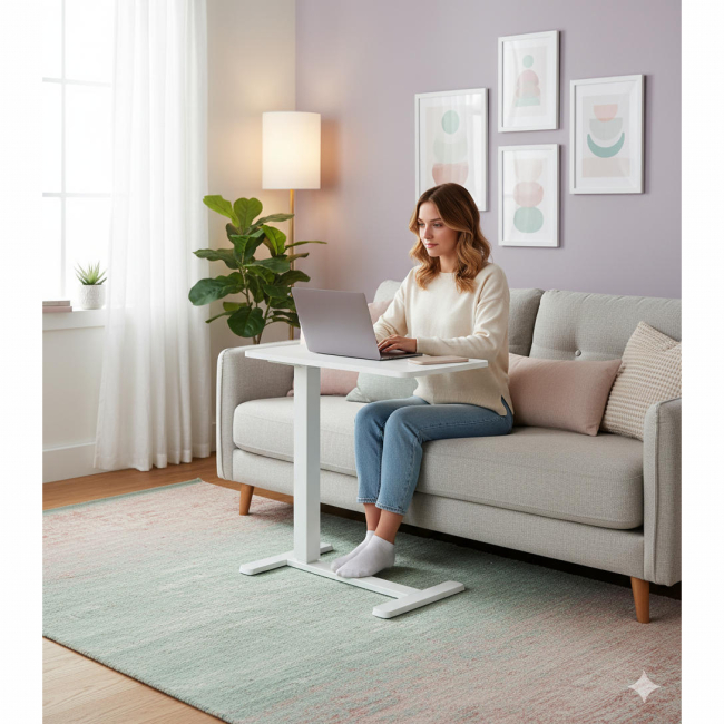 Мебель для геймеров - ​Стол компактный 2E CE710WW белый (2E-CE710WW-MECHANIC)#5