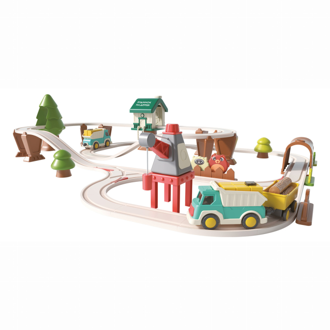 Залізниці та потяги - Ігровий набір Otamanko Rail land Електрична залізна дорога 66 деталей (5320288)#2