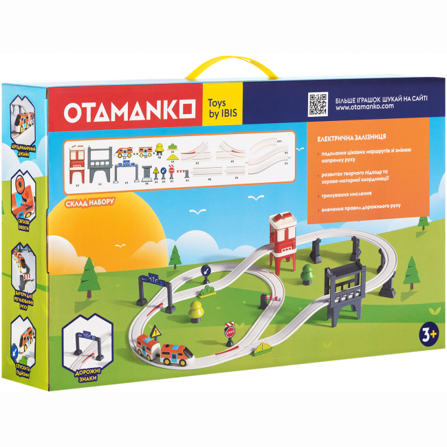 Залізниці та потяги - Ігровий набір Otamanko Rail land Електрична залізна дорога 35 деталей (5320289)#6
