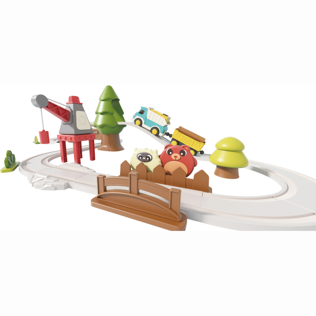 Залізниці та потяги - Ігровий набір Otamanko Rail land Електрична залізна дорога 40 деталей (5320290)#2