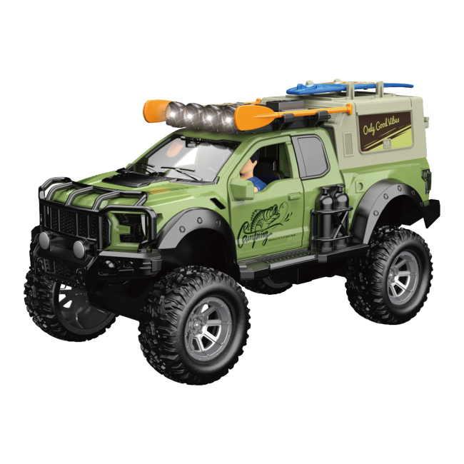 Транспорт и спецтехника - Игровой набор Otamanko Автотуризм Внедорожник с доской для серфинга и собакой (5320293)#2