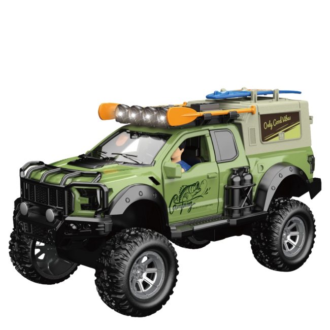 Транспорт і спецтехніка - Ігровий набір Otamanko Автотуризм Позашляховик з дошкою для серфінгу, велосипедом і баггі (5320297)#3