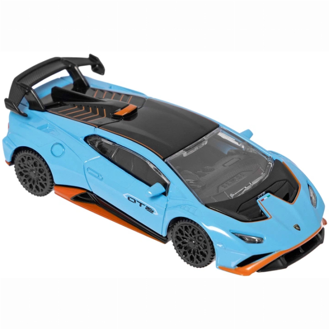 Автомодели - Автомодель Rastar Lamborghini Huracan STO 1:43 голубая (4540123)#2