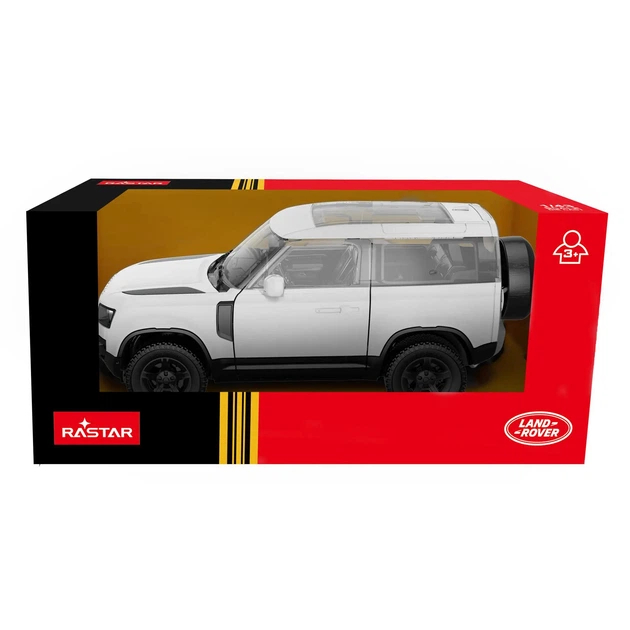 Автомодели - Автомодель Rastar Land Rover Defender 90 1:43 белая (4540133)#2