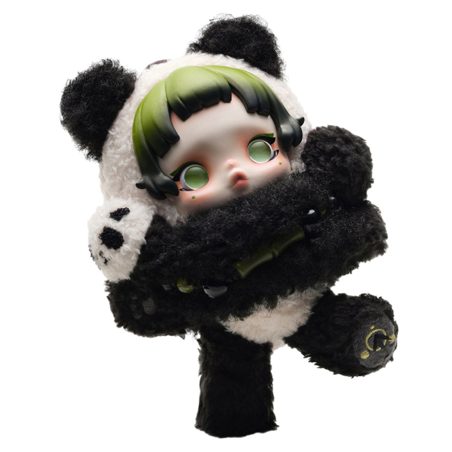 Брелоки - Колекційна м'яка іграшка Pop Mart Skullpanda Lazy Panda (SPLP-01)#2