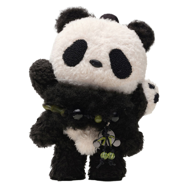 Брелоки - Колекційна м'яка іграшка Pop Mart Skullpanda Lazy Panda (SPLP-01)#3