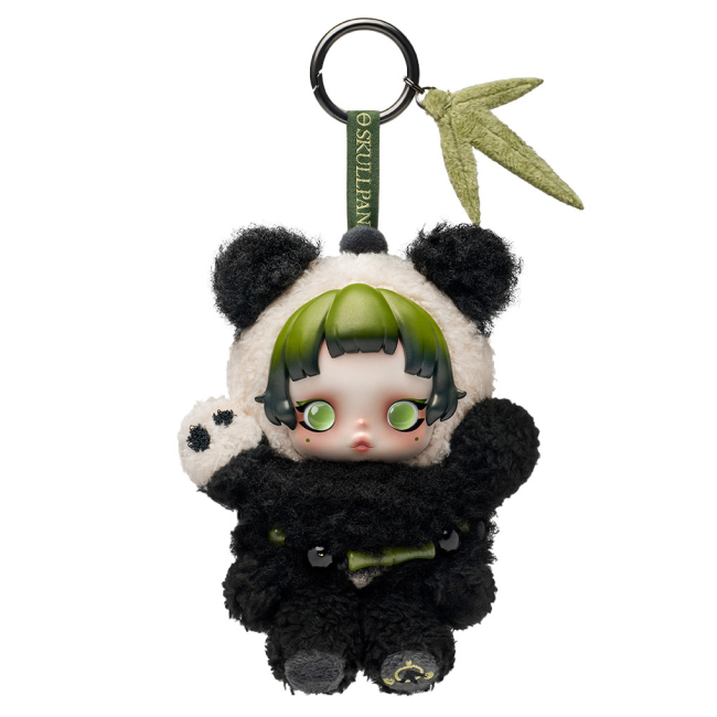 Брелоки - Колекційна м'яка іграшка Pop Mart Skullpanda Lazy Panda (SPLP-01)#4