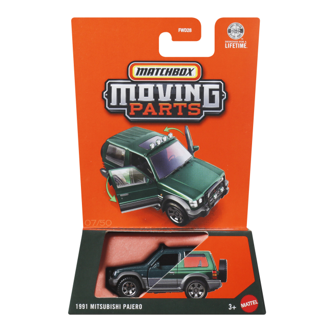 Автомоделі - Автомодель Matchbox Moving parts 1991 Mitsubishi Pajero (FWD28/JHV58-LA30)#5