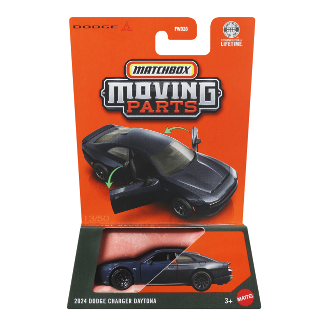 Автомодели - Автомодель Matchbox Moving parts 2024 Dodge Charger Daytona (FWD28/JHV42-LA30)#5