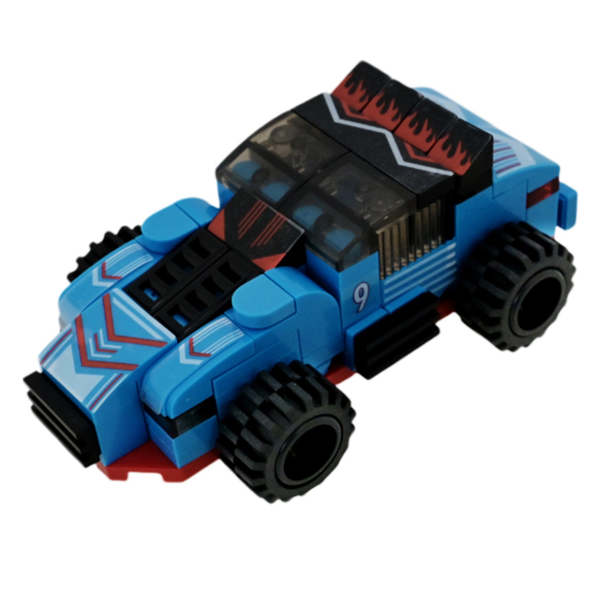 Конструктори з унікальними деталями - ​Конструктор IBLOCK Junior Kids hits Мегакари в асортименті (KH52/002)#4