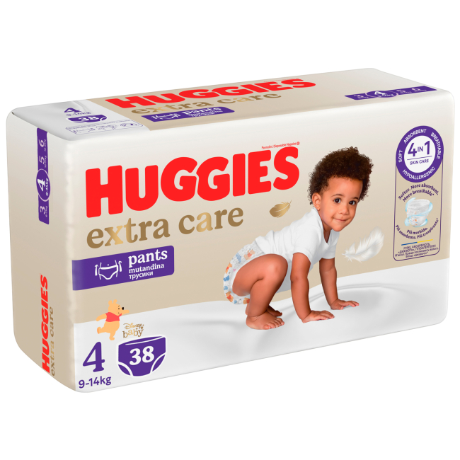 Підгузки - Підгузки-трусики Huggies Extra Care 4 M-Pack 9-14 кг 38 x 2 шт (5029053549323)#2
