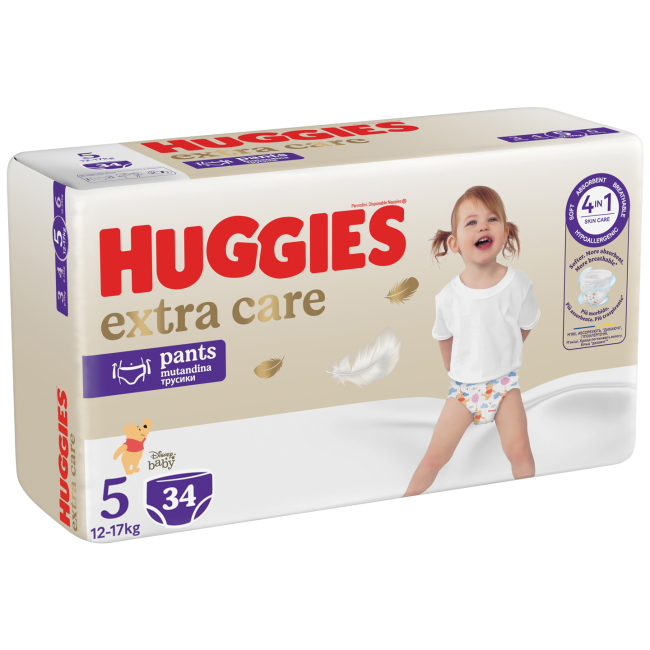 Підгузки - Підгузки-трусики Huggies Extra Care 5 M-Pack 12-17 кг 34 x 2 шт (5029053549354)#2