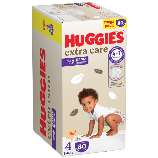 Підгузки - Підгузки-трусики Huggies Extra Care 4 Box 9-14 кг 80 шт (5029053582405)#2