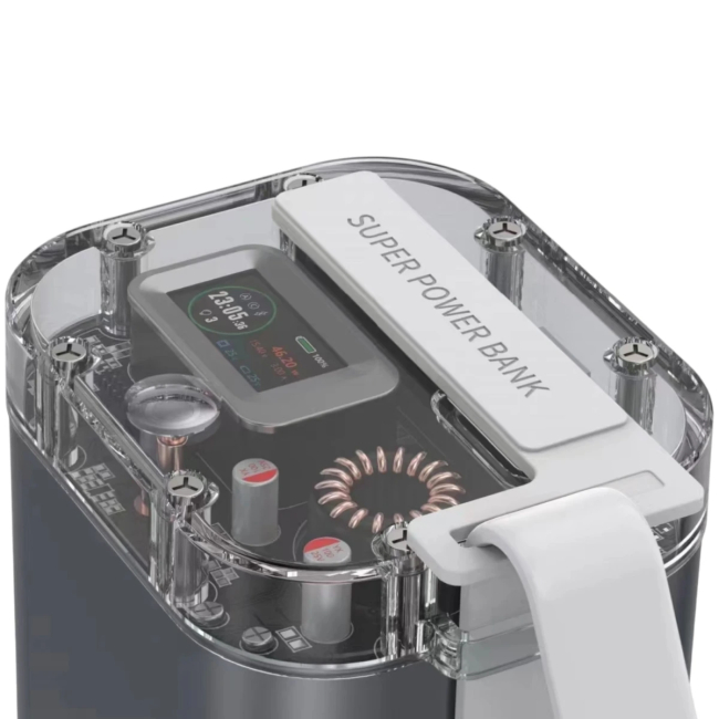 Павербанки - Акумулятор портативний для ноутбуку Remzona Exover 40X 40000mAh 100W (PB40X100L-02BK)#7