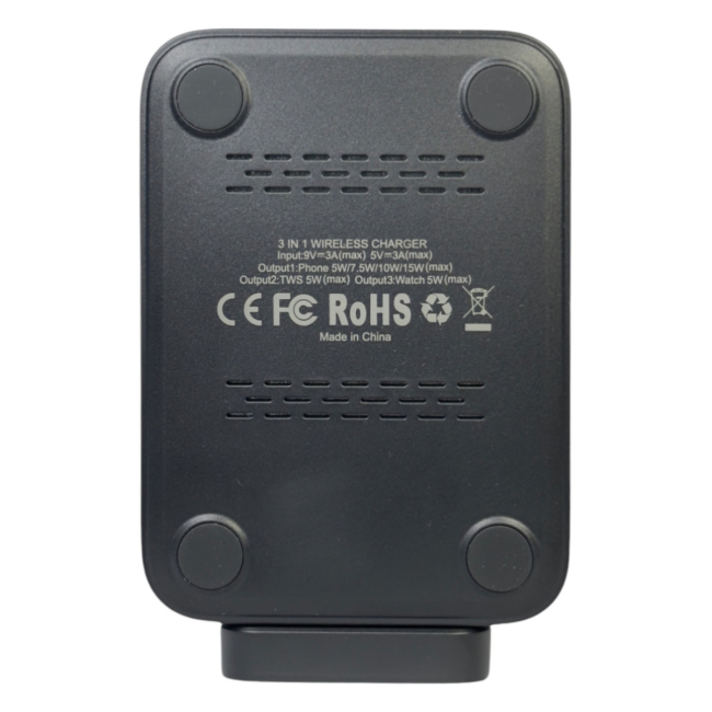 Павербанки - Зарядное устройство беспроводное Remzona Bendy 15W (WCH-03BK)#8