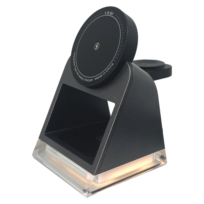 Павербанки - ​Зарядное устройство беспроводное Remzona Сrysty 15W (WCH-04BK)#6