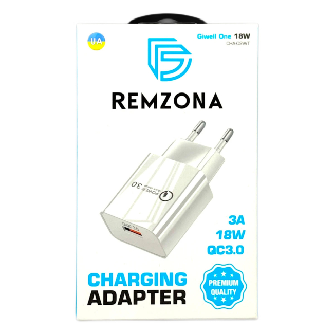 Павербанки - Мережевий зарядний пристрій Remzona Giwell One 18W (CHA-02WT)#6