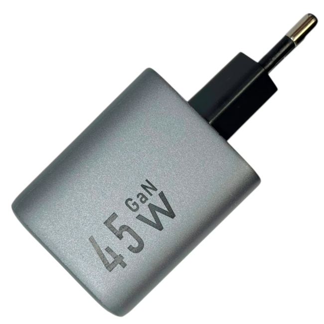 Павербанки - Мережевий зарядний пристрій Remzona Giwell Duo C4 GaN 45W (CHCC-04BK)#4