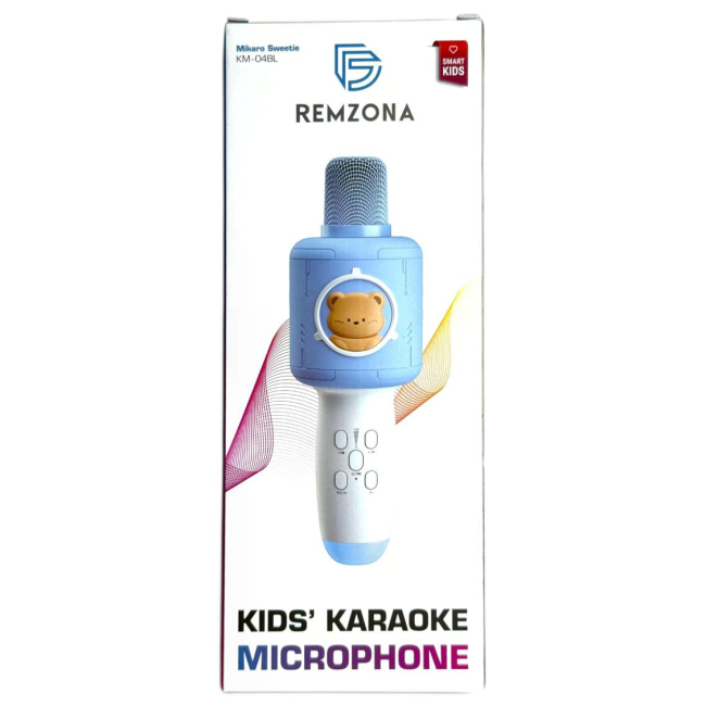 Микрофоны - Детский микрофон Remzona Mikaro Sweetie голубой (KM-04BL)#2
