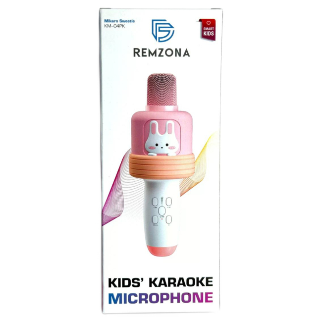 Микрофоны - Детский микрофон Remzona Mikaro Sweetie розовый (KM-04PK)#2