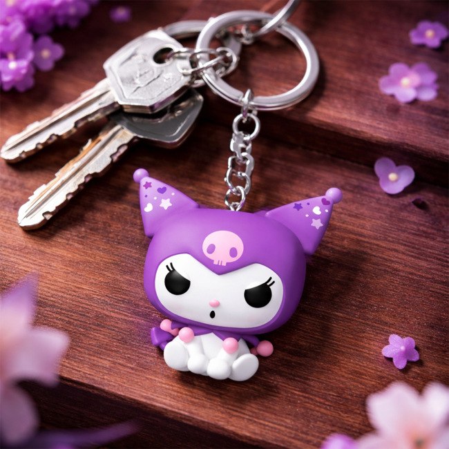 Брелоки - Брелок Funko pop Kuromi and My Melody Куроми (86875)#3