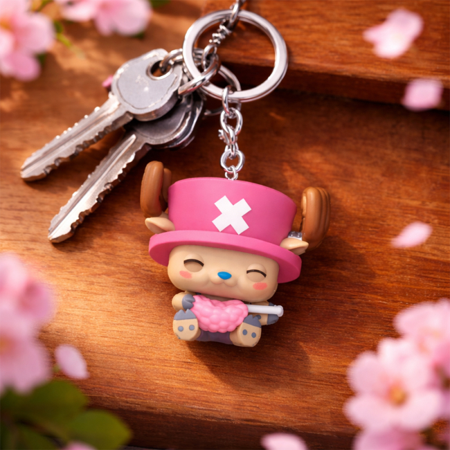 Брелоки - Брелок Funko Pop One piece Чоппер с сахарной ватой (91750)#3