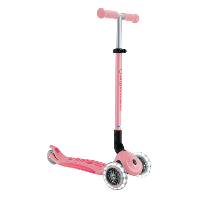 Самокаты - ​Самокат Globber Elite lights пастельно-розовый (439-710-3)#3