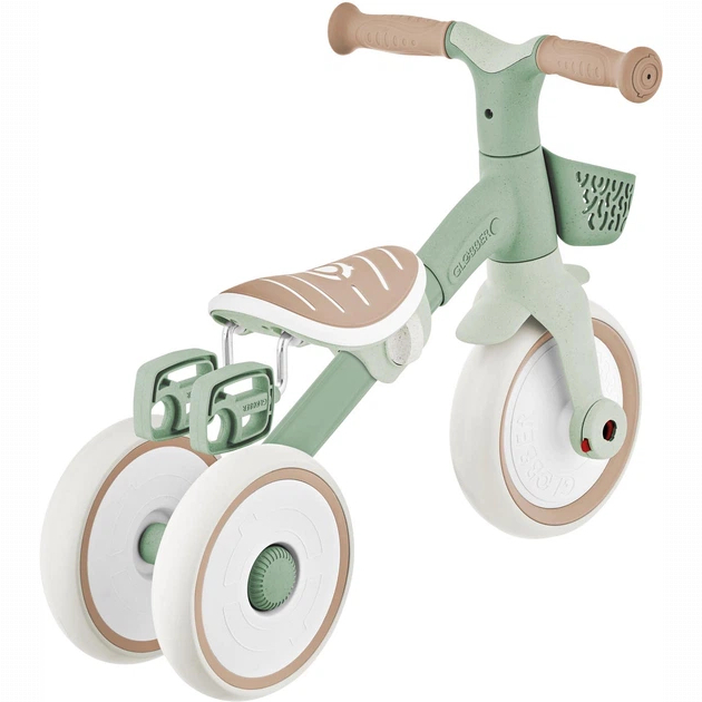 Велосипеды - Велосипед Globber Learning trike plus 2 в 1 фисташковый (737-109)#5