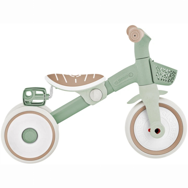 Велосипеды - Велосипед Globber Learning trike plus 2 в 1 фисташковый (737-109)#8