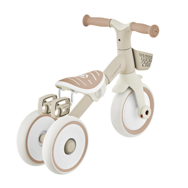Велосипеды - Велосипед Globber Learning trike plus 2 в 1 кокосовый (737-466)#7