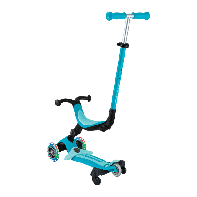 Самокаты - Самокат Globber Go up active lights 360 аква (749-300)#2