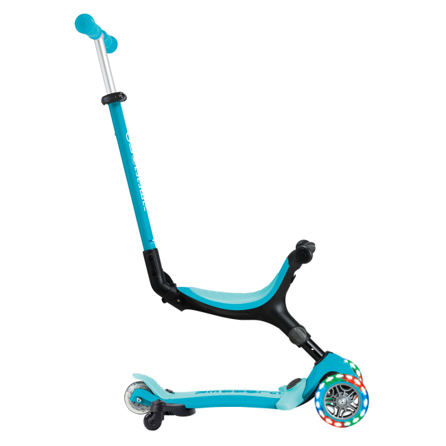 Самокаты - Самокат Globber Go up active lights 360 аква (749-300)#3