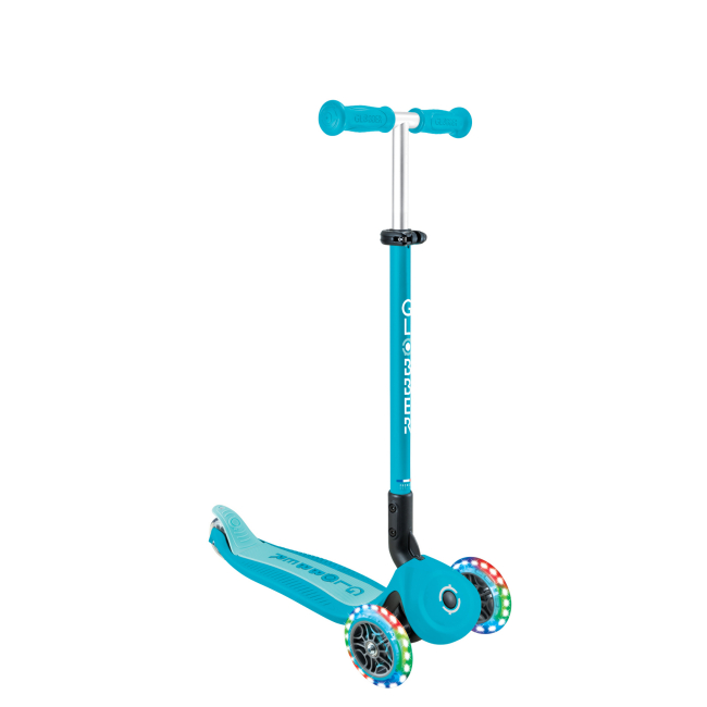 Самокаты - Самокат Globber Go up active lights 360 аква (749-300)#5