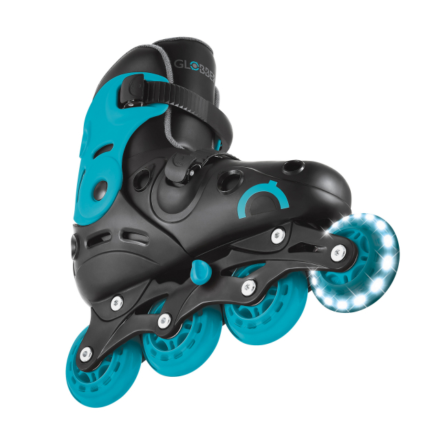 Ролики дитячі - Роликові ковзани Globber Go skates lights аква розмір 34-37 (785-100)#3
