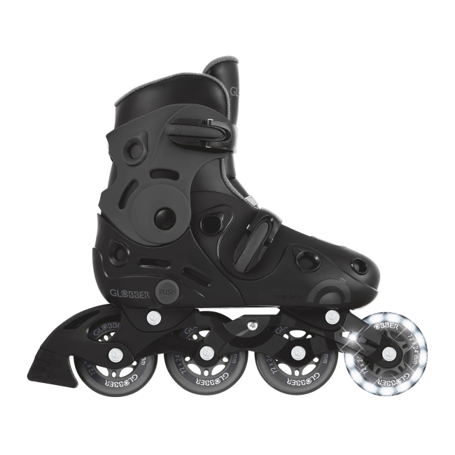 Ролики детские - Роликовые коньки Globber Go skates lights серые размер 34-37 (785-120)#4