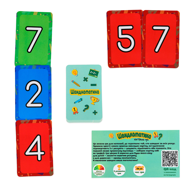 Настольные игры - Настольная игра Strateg Швидкоматика (30939) #2