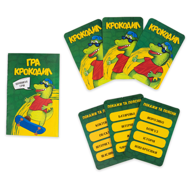 Настольные игры - Настольная игра Stateg Крокодил (30339)#2