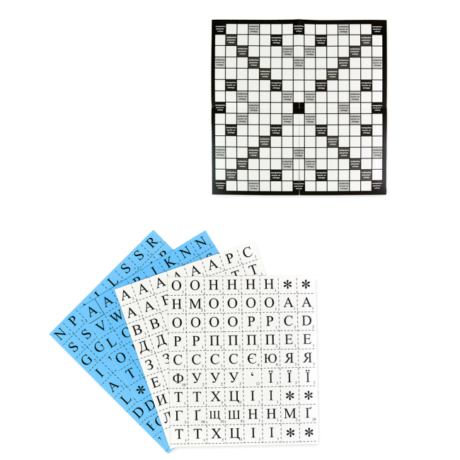 Настольные игры - Настольная игра Strateg Эрудит черно-белый (30640)#2