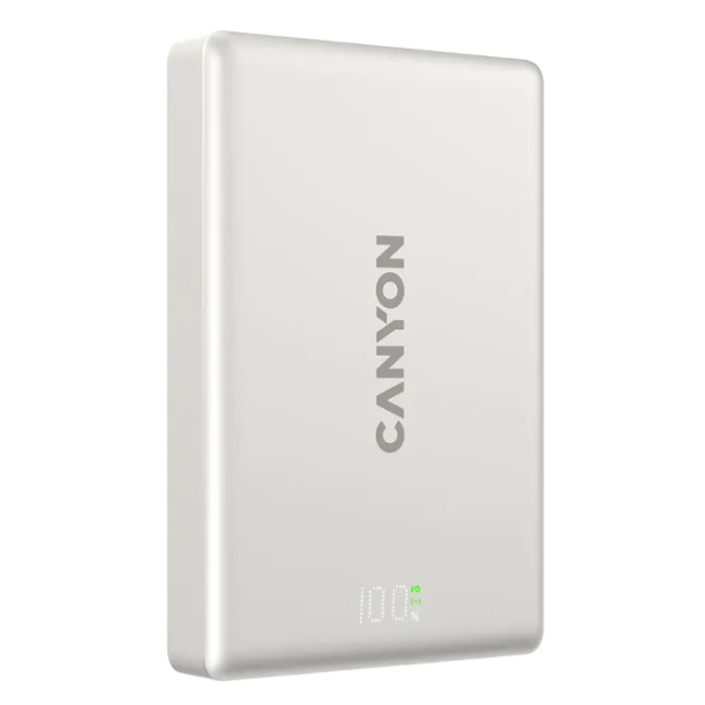 Павербанки - Портативная батарея Canyon magnetic power bank OnPower 511 PD20W 10000mAh Aluminium Star Grey (CNS-CPB511G)#2