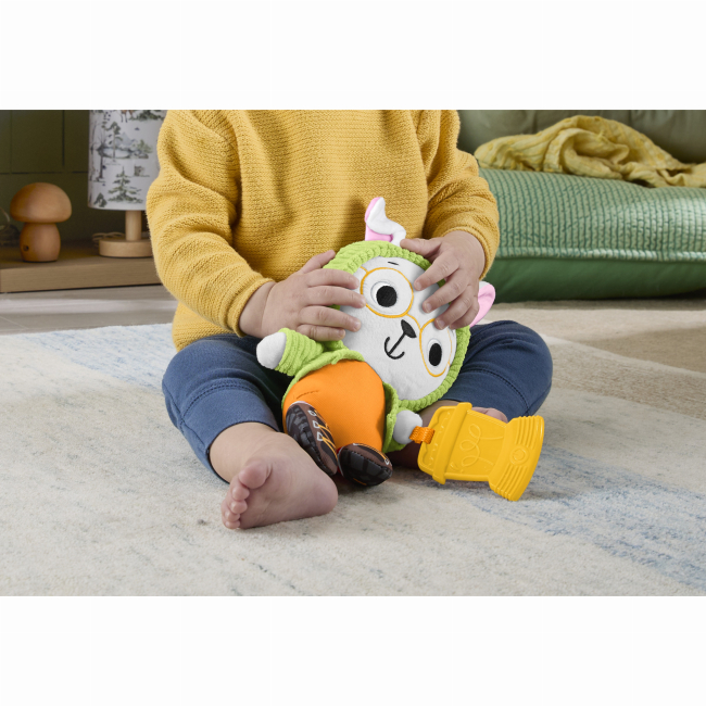 Погремушки, прорезыватели - Игрушка Fisher-Price Зайчик-обнимашка с прорезывателем (JLB87)#7